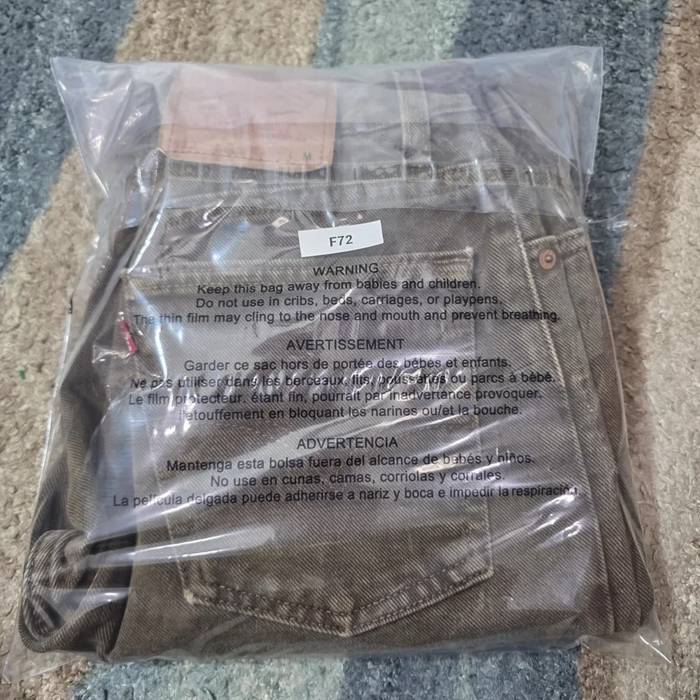 Levi’s 512 Vintage Slim Fit Tapered Leg Brown Jeans Size 11 Made in USA